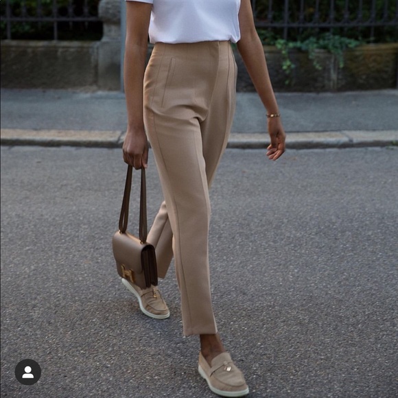Zara | Pants u0026 Jumpsuits | Zara High Waisted Cropped Dress Pants | Poshmark